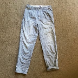 Free People - 100% Cotton Stripped Pants